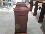 物業電梯口方形不銹鋼果皮箱
