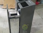 滑軌室內(nèi)高檔方形不銹鋼果皮箱