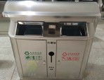 加厚戶外分類不銹鋼垃圾回收箱