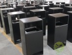 室內電梯口噴塑金屬果皮箱