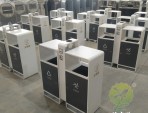 室外街道環衛鋼制分類垃圾箱