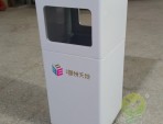 商場室內方形金屬鋼制果皮箱