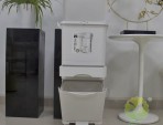 家用日式帶滑輪分類(lèi)塑料垃圾桶