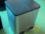室內腳踏式不銹鋼分類垃圾桶