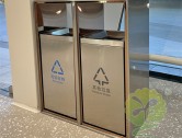 深圳龍華文體局不銹鋼垃圾桶圖片