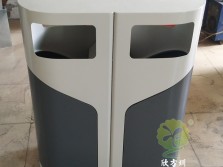 室外側開門鋼制分類垃圾桶