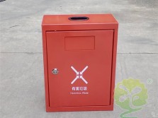掛壁式不銹鋼有害垃圾回收箱