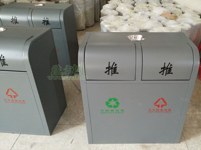 海南市政采購不銹鋼環保分類垃圾桶