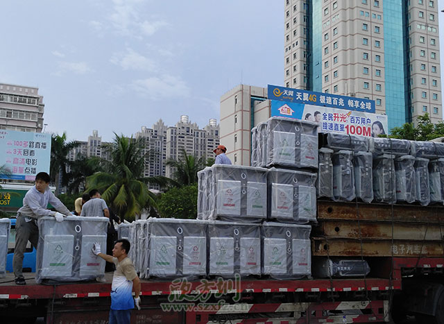 玻璃鋼仿大理石垃圾桶適合海南戶外酸堿環境 玻璃鋼仿大理石垃圾桶適合海南戶外酸堿環境
