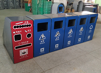 深圳玻金塑紙分類回收箱定制主圖