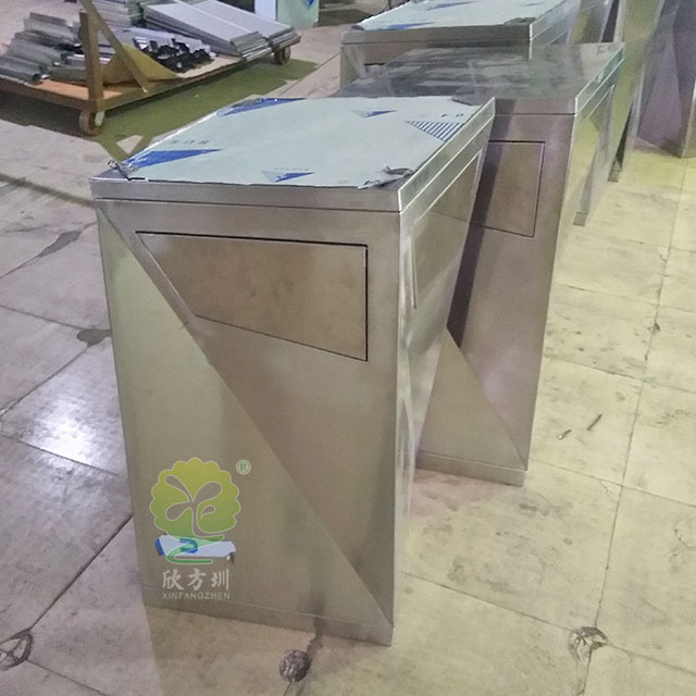 大型方形室內不銹鋼果皮箱