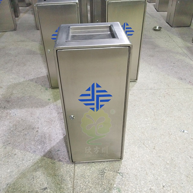電梯口方形不銹鋼垃圾桶