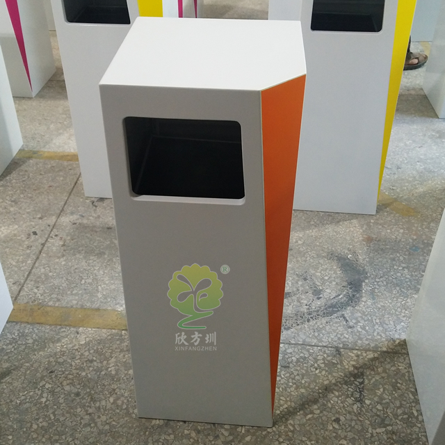 室內高檔創意鋼制果皮箱